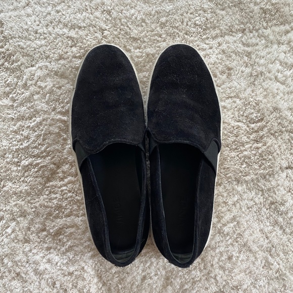 Vince Fairfax Suede Slip On Sneaker - Picture 4 of 6